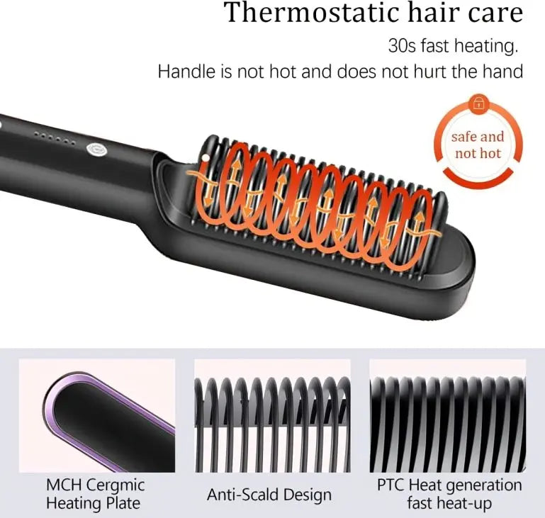 Hair Straightener Brush - Sahult Bazar