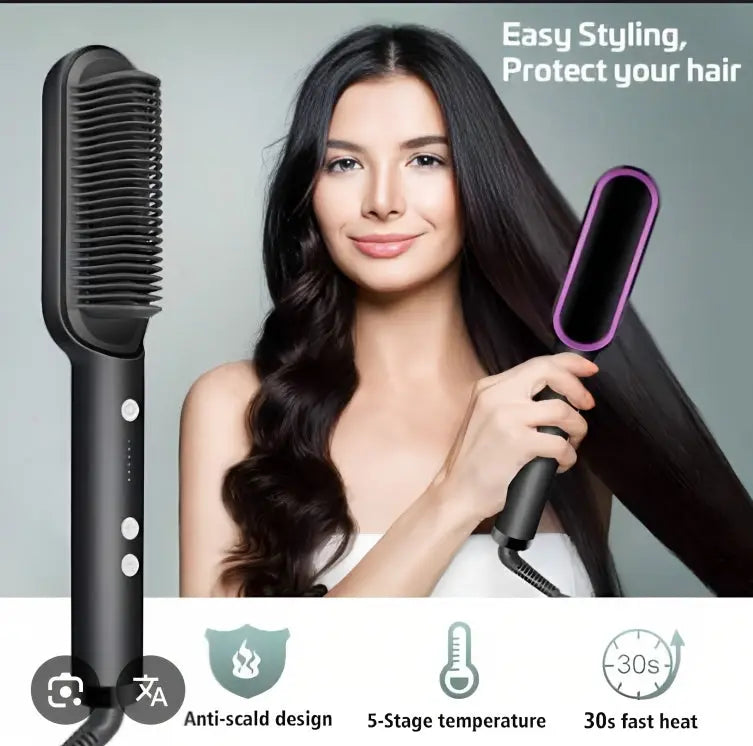 Hair Straightener Brush - Sahult Bazar
